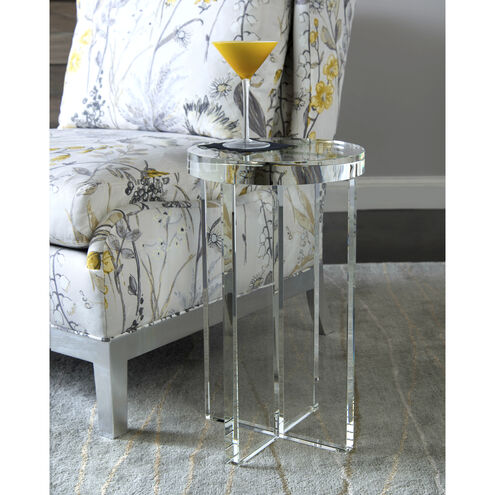 Martini 21 X 12 inch Clear Side Table